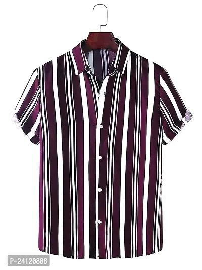 SL FASHION Men's Shirts Casual Shirts Formal Shirt (X-Large, Coffe)-thumb0
