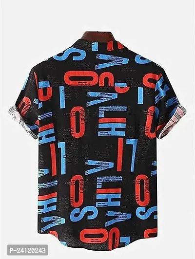 SL FASHION Funky Printed Shirt for Men Half Sleeves (X-Large, ABCD)-thumb2