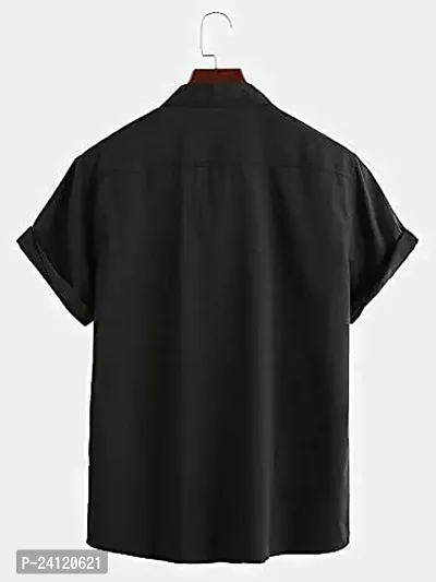 Uiriuy Shirt for Men || Casual Shirt for Men || Men Stylish Shirt || Men Printed Shirt (X-Large, Black CHAKLI)-thumb2