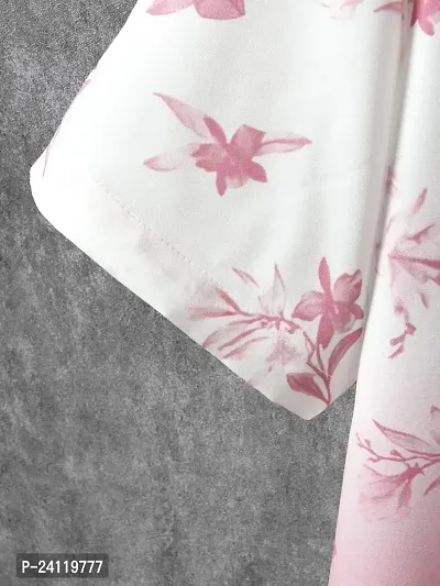 SL FASHION Funky Printed Shirt for Men. (X-Large, Pink Flower)-thumb4