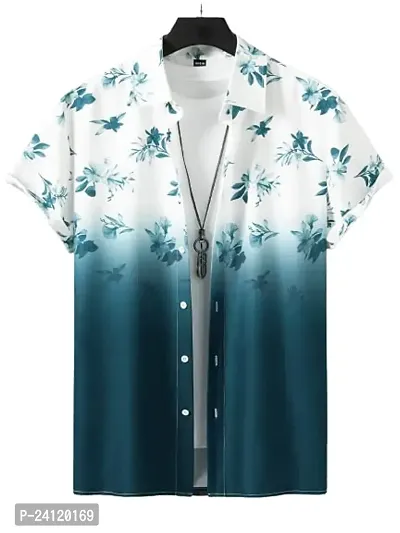 Uiriuy Funky Printed Shirt for Men (X-Large, Sky Flower)-thumb5