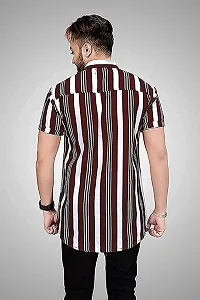 SL FASHION Men's Shirts Casual Shirts Formal Shirt (X-Large, Coffe)-thumb2