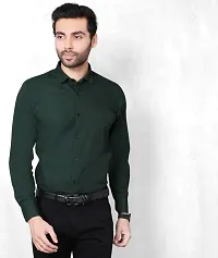 RK HUB Formal Men's Shirt (X-Large, Green 2)-thumb4