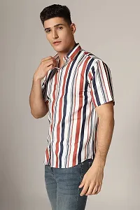 Uiriuy Shirt for Men || Casual Shirt for Men || Men Stylish Shirt || (X-Large, RDE and White)-thumb3