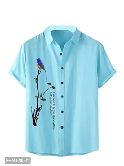 Uiriuy Shirt for Men || Casual Shirt for Men || Men Stylish Shirt || (X-Large, Sky CHAKLI)