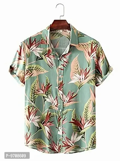 Men Digital Print Rayon Casual Shirt-thumb0