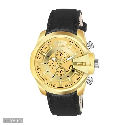 Stylish Black Metal Analog Watch For Men