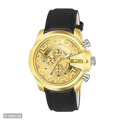 Stylish Black Metal Analog Watch For Men