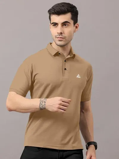 Reliable Polycotton Solid Tees For Men