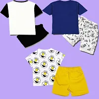 Stylish Printed Kids Boys Girls Clothing Sets Pack Of 3-thumb1