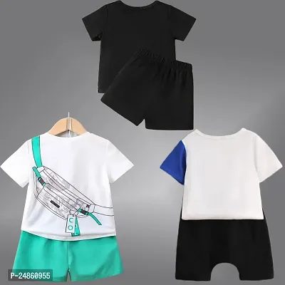 Stylish Printed Kids Boys Clothing Sets Pack Of 3-thumb2
