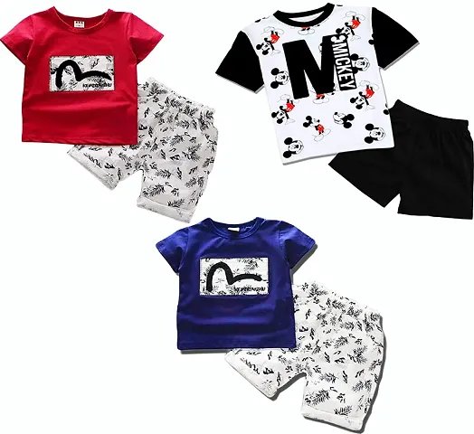 Fashionable clothing sets for boys combo packs