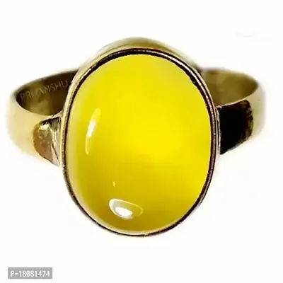 Natural Cats Eye Ring Lab Certified Stone Ring-thumb0