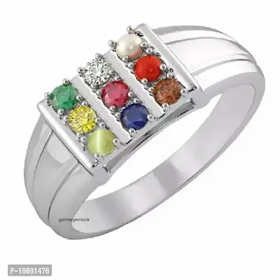 Navratan 9 Gemstone Navratan Ring For Mennbsp;