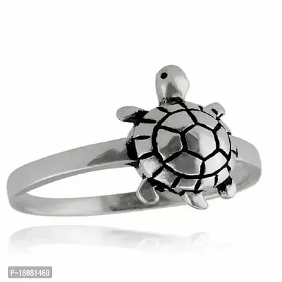 Silver Kachhua Ring For Men