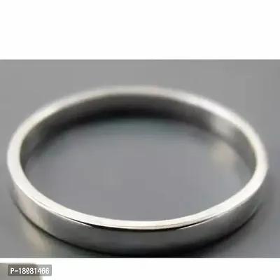 Silver Plated Band Ringnbsp;