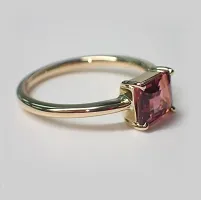 Pink Sapphire Ring With Natural Pink Sapphire Stone Stone Sapphire Gold  Plated Ring-thumb2