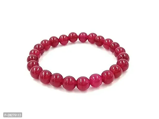 Ruby bracelet Stone Beads, Crystal Bracelet for men  women