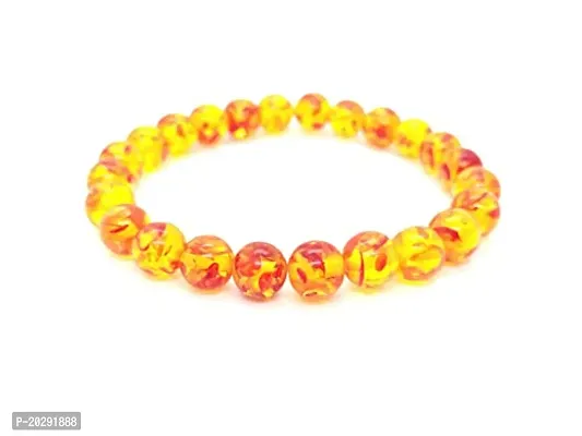 Amber gemstone bracelet ,Crystal Beads for men  women Bracelet