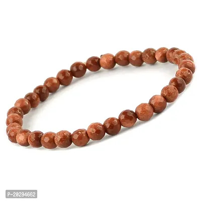 Sunstone gemstone bracelet Stone Beads, Crystal Bracelet for men  women