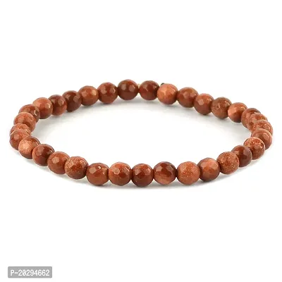 Sunstone gemstone bracelet Stone Beads, Crystal Bracelet for men  women-thumb2