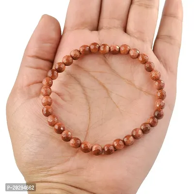 Sunstone gemstone bracelet Stone Beads, Crystal Bracelet for men  women-thumb3