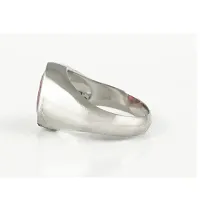 Unique  Effective 100% Original Ruby Manik Stone Ring for Men  Women Alloy Silver Plated Ring-thumb1