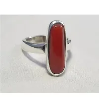 Red coral Ring with Natural Red coral Stone Lab Certified Stone Coral Gold Plated Ring for Men or Women-thumb3