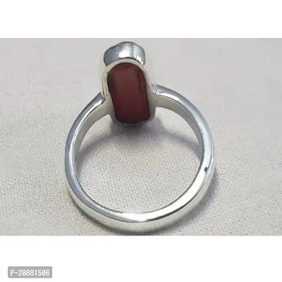 Red coral Ring with Natural Red coral Stone Lab Certified Stone Coral Gold Plated Ring for Men or Women-thumb2