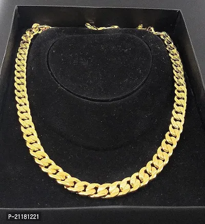 Gold Plated Alloy Gold Chain For Men and Boys Gold-plated Plated Alloy Chain.-thumb3