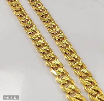 Gold Plated Alloy Gold Chain For Men and Boys Gold-plated Plated Alloy Chain.-thumb4