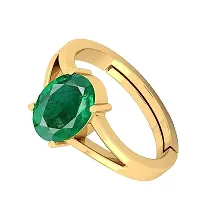 Emerald Ring Original Stone Stone Certified For Men  women Stone Emerald Gold Plated Ring-thumb1