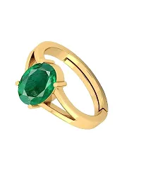 Emerald Ring Original Stone Stone Certified For Men  women Stone Emerald Gold Plated Ring-thumb2