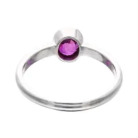 NATURAL MANIK GEMSTONE FOR MEN  WOMEN Stone Ruby Silver Plated Ring-thumb2