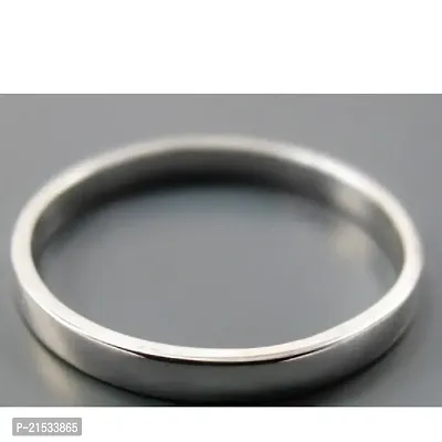 Plain Comfortable Stylish Sterling  Silver Silver Plated Ring.