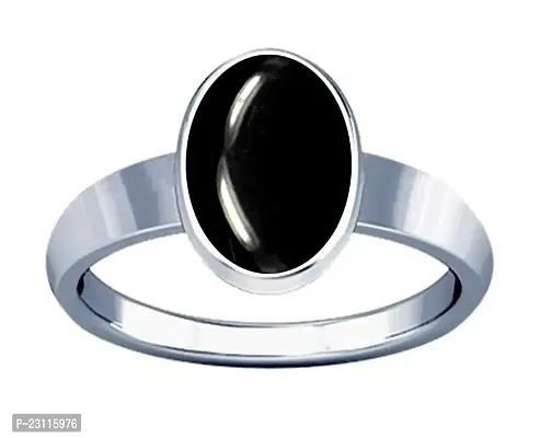 Sulemani Hakik Ring Natural Akik Silver Plated Ring Copper Onyx Silver Plated Ring-thumb0