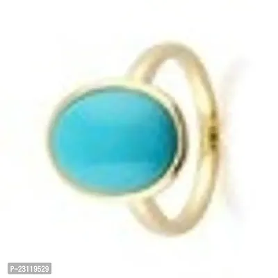 Natural Turquoise Firoza Ring Stone Turquoise Silver Plated Ring for men $ women.