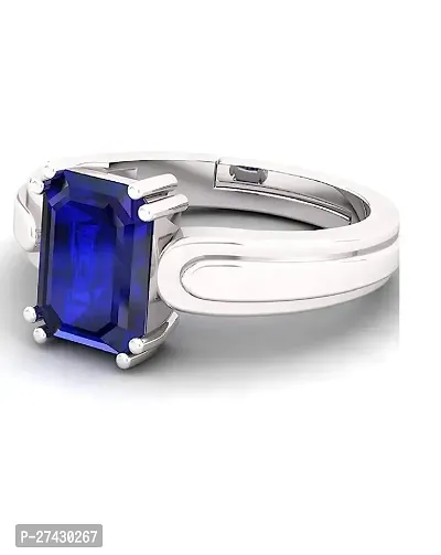 Blue Neelam Sapphire Adjustable Ring