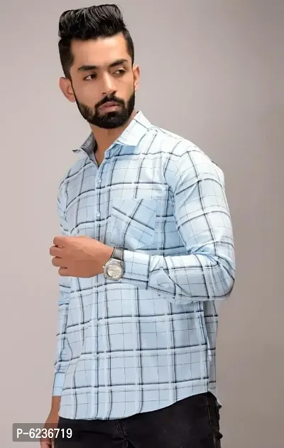 Mens Twill Cotton Casual Shirt-thumb2