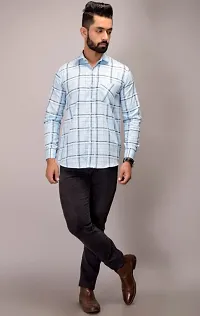 Mens Twill Cotton Casual Shirt-thumb3