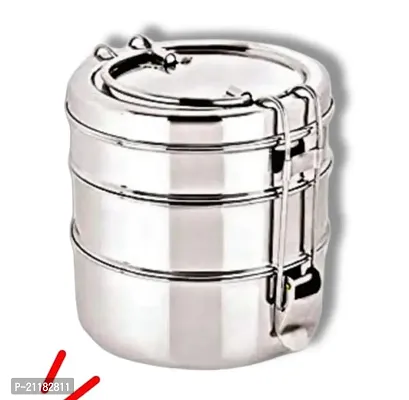 Stainless Steel Tiffin Box with Lid-thumb0