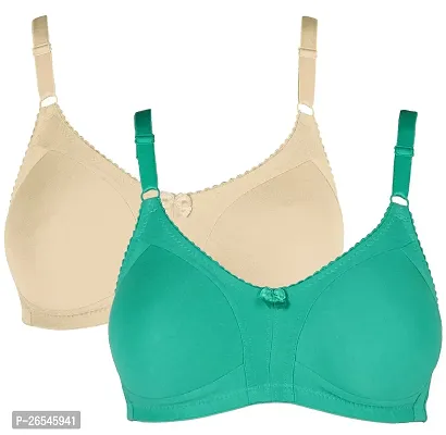 Stylish Multicoloured Polyester Solid Bras For Women