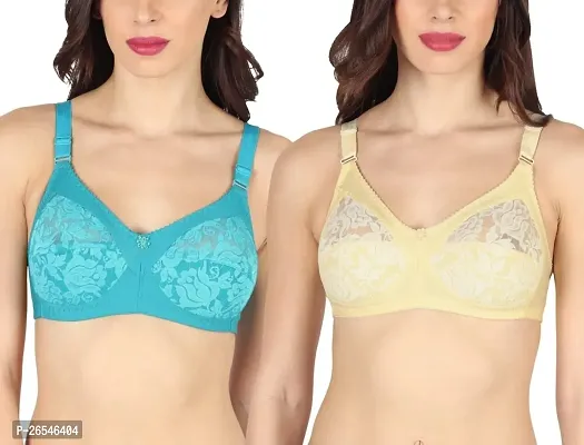 Stylish Multicoloured Polyester Solid Bras For Women-thumb0