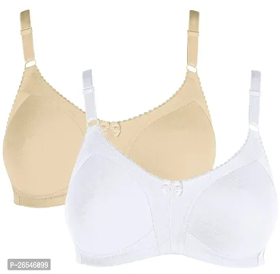 Stylish Multicoloured Polyester Solid Bras For Women