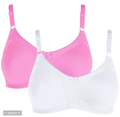 Stylish Multicoloured Polyester Solid Bras For Women