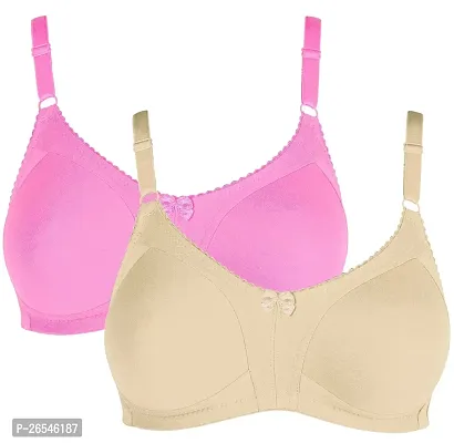 Stylish Multicoloured Polyester Solid Bras For Women