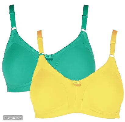 Stylish Multicoloured Polyester Solid Bras For Women