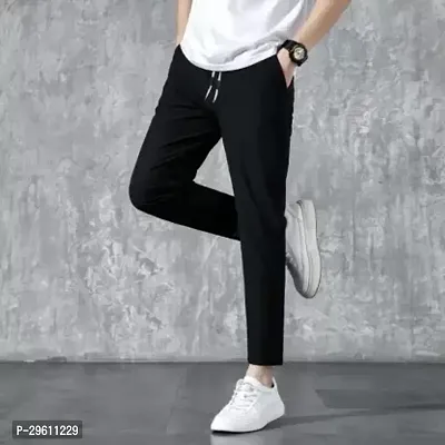 Stylish Cotton Blend Solid Track Pant for Men