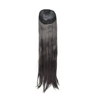 Air Flow Hair Extensions Women's Synthetic Straight-Curls Fall with Clip Hair Extension Wig-thumb2