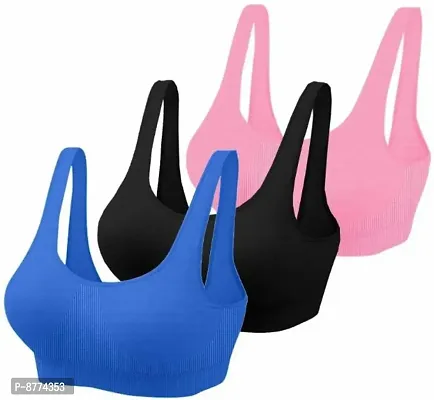 Classic Microfiber Solid Non Padded Bras, Pack of 3-thumb0